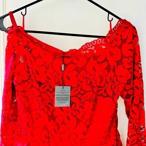 Elegant red dress from Miosol